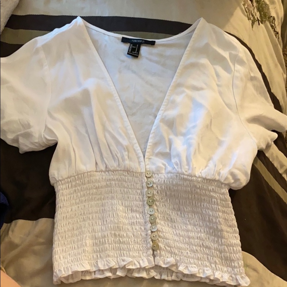 Forever 21 white top